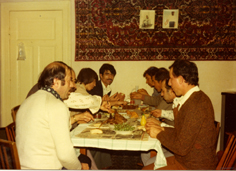Adnans onkel til middag, juni 1984. Foto: Privateje.